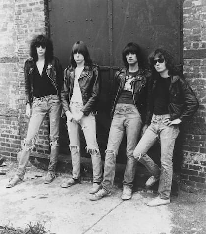 Joey, Johnny, Dee Dee y Tommy, en 1976