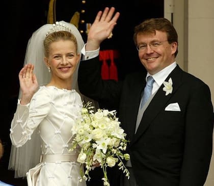 Johan Friso y Mabel Wisse Smit en el día de su casamiento.