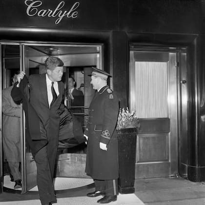 John F. Kennedy se alojaba con frecuencia en el ático del el hotel Carlyle