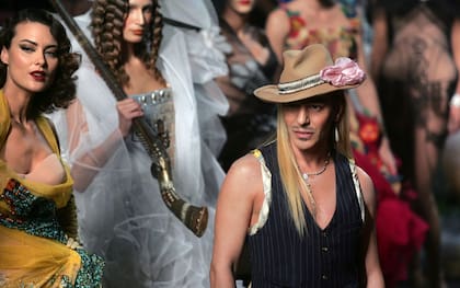 John Galliano, en una de sus apuestas teatrales para Dior
