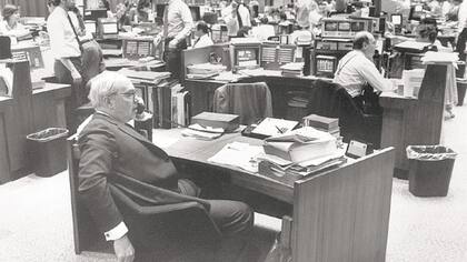 John Gutfreund, presidente ejecutivo de Salomon Brothers cuando las mesas de bonos de los bancos dominaban el negocio.