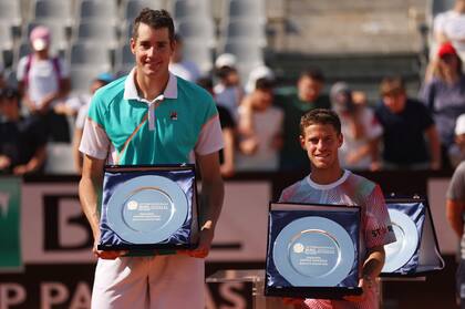 John Isner y Diego Schwartzman se divirtieron en dobles y llegaron hasta la final de Roma.