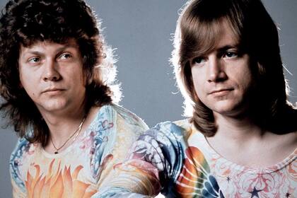 John Lodge y Justin Hayward en 1975, dos de los referentes de Moody Blues
