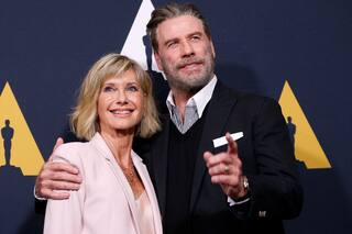 El reencuentro de John Travolta y Olivia Newton-John, a 40 años de Grease