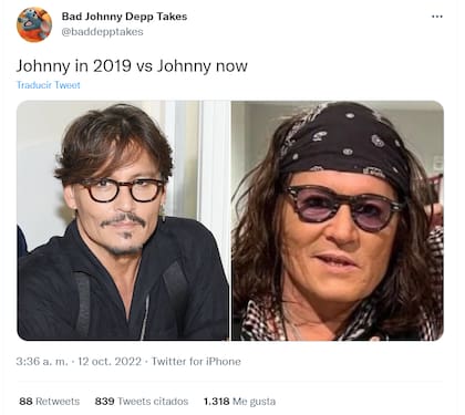 Johnny Depp apareció con un nuevo look y sus seguidores lo compararon con Ozzy Osbourne.