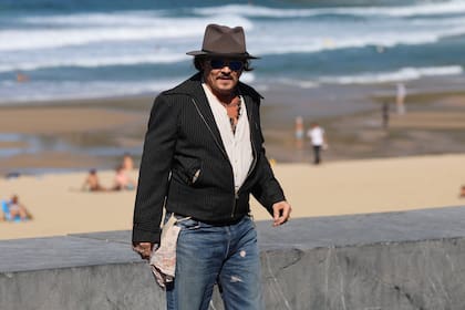 Johnny Depp, este año, en San Sebastián
