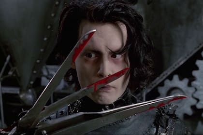 Johnny Depp fue en la piel de El joven manos de tijera