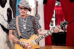 Johnny Depp visitó el Teatro Colón y sorprendió a todos