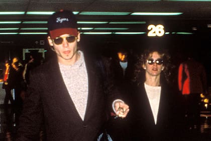 Johnny Depp y Jennifer Grey estuvieron en pareja en 1989 (Foto: Vinnie Zuffante)
