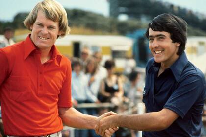 Johnny Miller, campeón en Royal Birkdale en 1976, junto con Seve