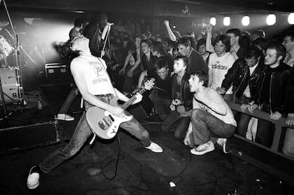 Johnny Ramone en Liverpool, mayo de 1977