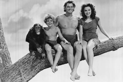 Johnny Weissmuller en Tarzán