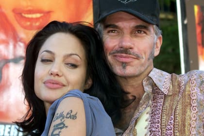 Jolie y Thornton, en junio de 2000