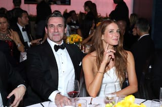 Jon Hamm se casó con Anna Osceola, en el lugar que filmaron el último episodio de Mad Men