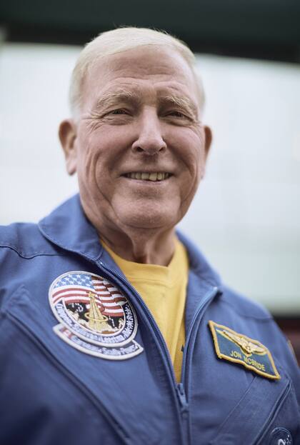 Jon McBride jefe de astronautas del Kennedy Space Center Visitor Complex