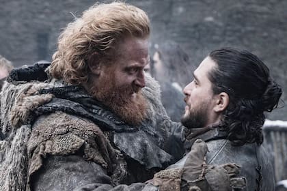 Jon Snow y su amigo Tormund Giantsbane, "el matagigantes"