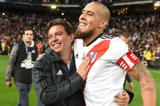 "Muralla": los hinchas de River saludaron a Jonatan Maidana por su cumpleaños