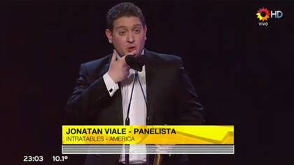 Jonatan Viale, mejor panelista del 2015