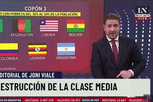 Jonatan Viale se preguntó hasta qué punto la clase media argentina podría soportar otras medidas restrictivas de la actividad económica