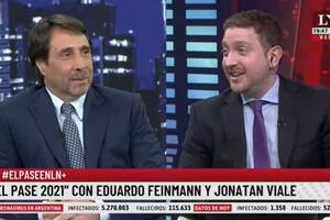 Jony Viale sorprendió a Feinmann al ponerle un apodo a Tolosa Paz