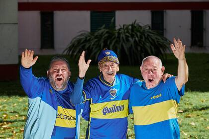 Jonathan (41), Antonio (100) y Armando Méndez, tres generaciones de hinchas unidas por la pasión por Boca