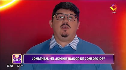 Jonathan empezó el programa con un peso inicial de 115 kilos