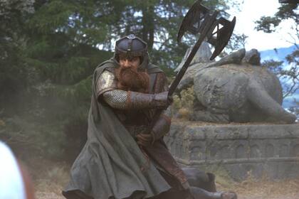 Jonathan Rhys-Davies como Gimli
