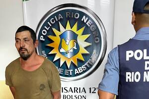 Jones Huala, cuando fue detenido en El Bolsón