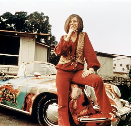 Joplin y su célebre y psicodélico Porsche 356C Cabriolet de 1965