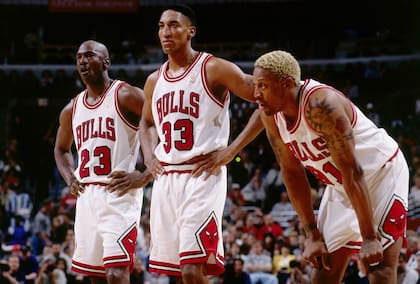 Jordan, Pippen y Rodman