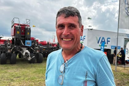 Jorge Calvo, productor de Hughes, provincia de Santa Fe