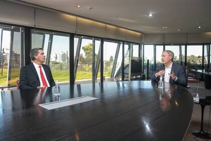 Jorge Capitanich visitó a Juan Schiaretti a comienzos de abril