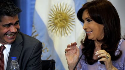 Jorge Capitanich y Cristina Kirchner