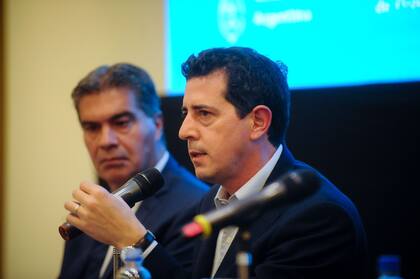 Jorge Capitanich y Eduardo de Pedro