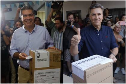Jorge Capitanich y Leandro Zdero votaron la mañana de este domingo