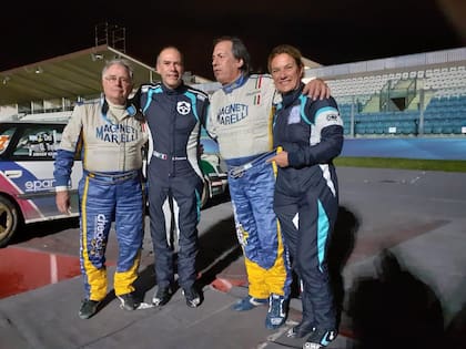 Jorge del Buono y Trelles, junto a los italianos Fabrizio Fontana y Simona Savastano, que corrieron con un Ford Fiesta en el WRC 2019