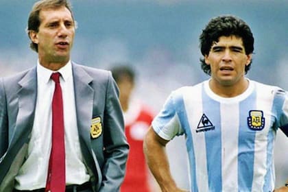 Carlos Bilardo dirigió a Diego Maradona en la Selección Argentina, Sevilla y Boca Juniors