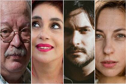 Jorge Fondebrider, Graciela Aráoz, Ricardo Añez Montiel y Julie Tirard