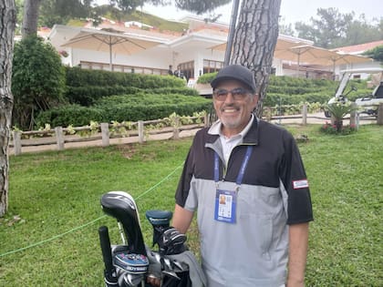 Jorge Gamarra estuvo en más de 1000 torneos profesionales como caddie