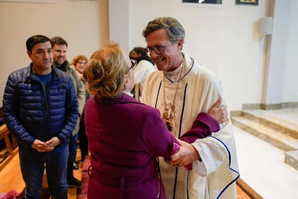 Jorge García Cuerva, con la gobernadora Alicia Kirchner