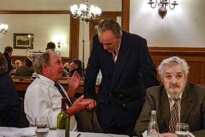 Jorge Huergo, Adolfo Díaz Alberdi y Guillermo Pescetto Traverso