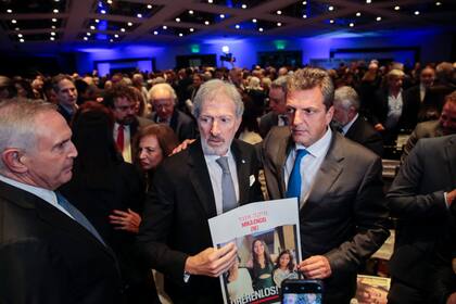 Jorge Knoblovits y Sergio Massa