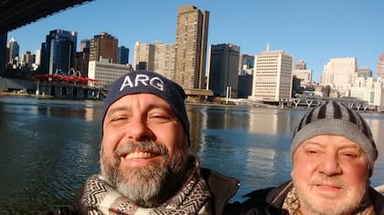 Jorge Lafauci y su marido disfrutan de los viajes por el mundo. Nueva York es una de sus ciudades favoritas a la que llegaron a visitar dos veces por año