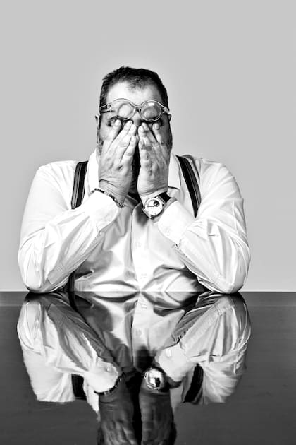 Jorge Lanata durante una entrevista para LA NACION Revista en 2021