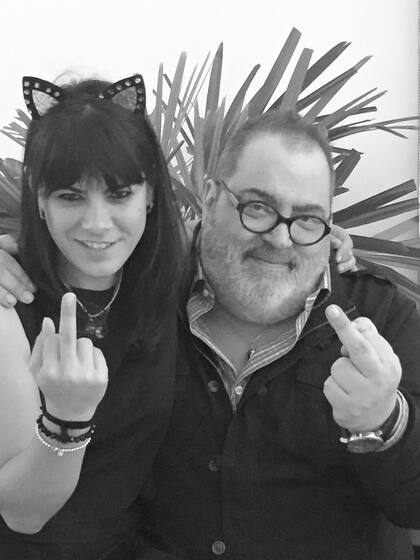 Jorge Lanata junto a Sara Stewart tras su separación