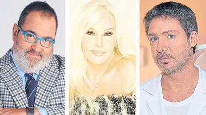 Jorge Lanata, Susana Gimenez y Adrián Suar