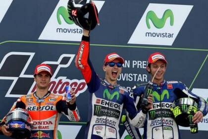 Jorge Lorenzo redujo la diferncia con Valentino Rossi
