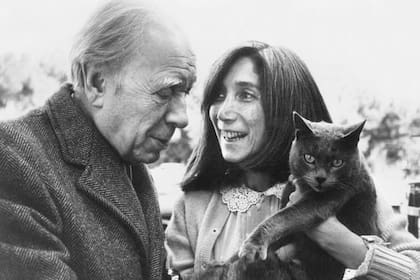 Jorge Luis Borges y María Kodama se casaron en abril de 1986
