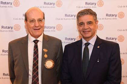 Jorge Macri, en el Rotary Club