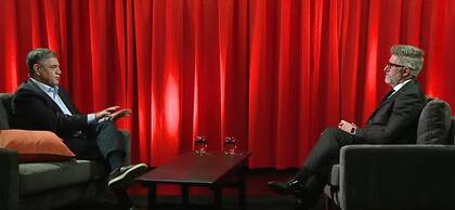 Jorge Macri en una entrevista con Luis Novaresio